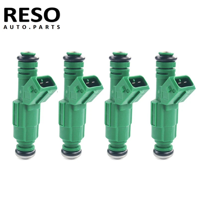 

4pcs 0280 155 968 Green Top high impedance fuel injectors 440cc For Volvo Commodore VN For Audi S4 0280155968 RSC140