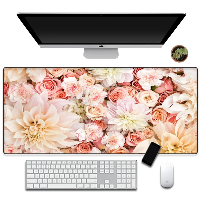 

Gaming mouse pad Ultra-clear high-quality natural rubber mouse pad The most professional washable laptop pad natural flowers