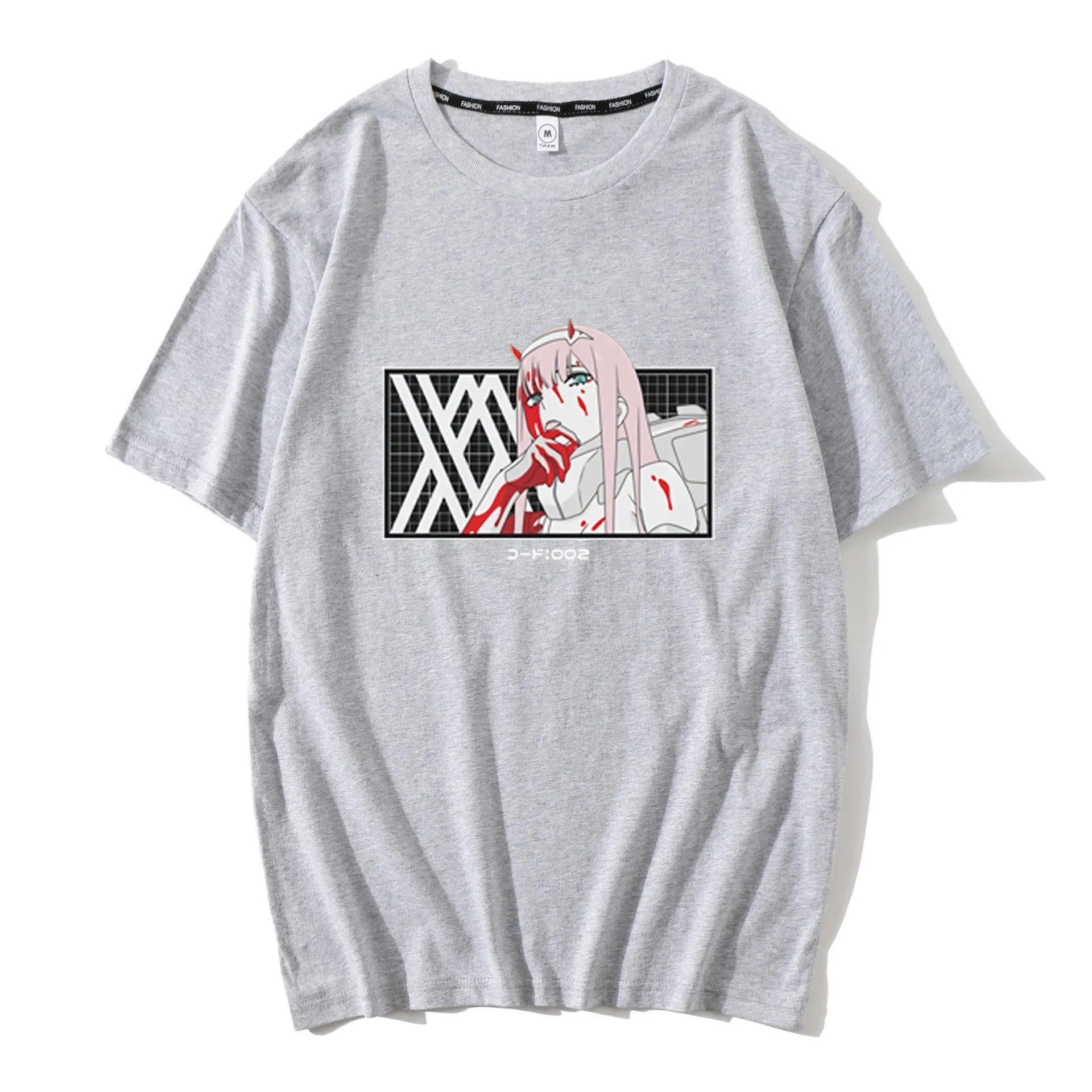 

Darling In The Franxx Anime Zero TWO T Shirt Women Female Hip Hop Femme Clothes Tshirt Funny Harajuku Casual T-shirt