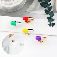 cartoon medical pill brooch enamel nurse doctor lapel pins fashion jewelry student cute backpack badge pin campus accessories