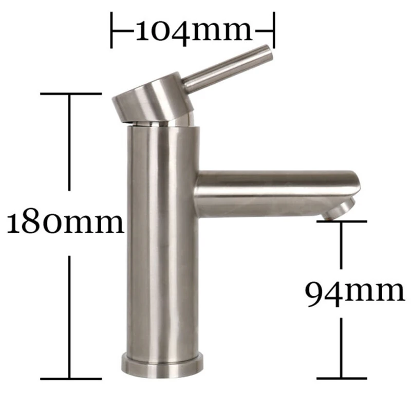 

Single Handle Bathroom Basin Kitchen Faucets Cold/Hot Mixer Basin Sink Tap Water Kitchen Faucet Bathroom Accessories