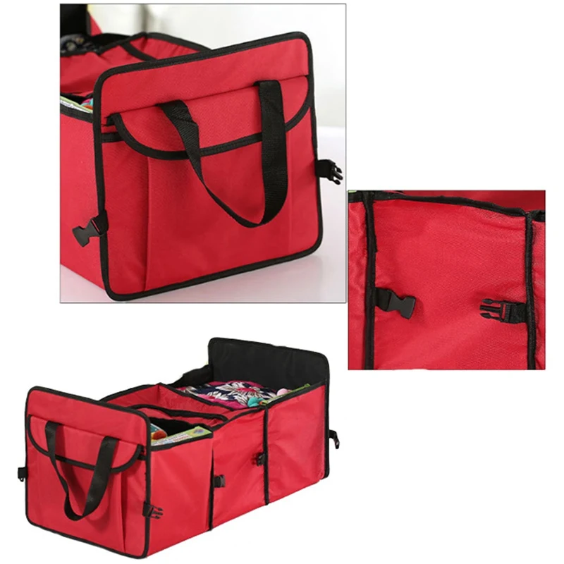 

Foldable Storage Pocket Car Trunk Rear Rack Organizer Large Food Drink Insulation Ice Bag Auto Travel Accessories