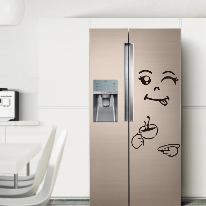 Съемные водонепроницаемые настенные наклейки с юмористическим изображением Yummy