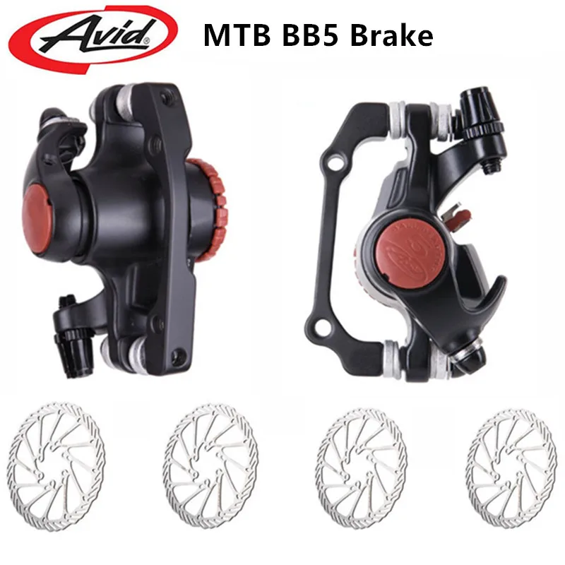 Оригинальный AVID BB5 линия тянуть механический дисковый тормоз Горный велосипед