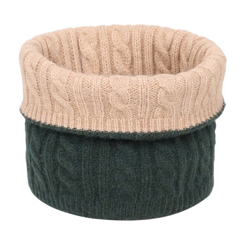 

New Autumn Winter Boy Girl Knitted Scarf Kids Ring Scarf Female Warm Neck Scarves Children Neckerchief Women Men Plush Collar