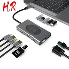 USB-концентратор usb-cHDMI, RJ45, TF, SD, зарядное устройство для MacBook Pro, разветвитель