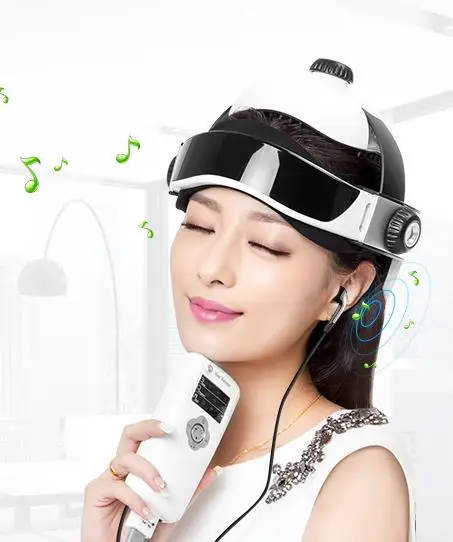 Электрический массажер для головы многофункциональный массажный шлем с