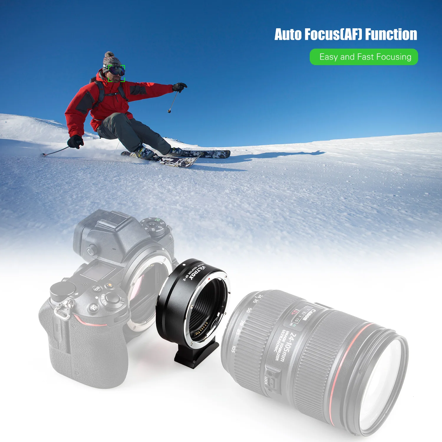 VILTROX EF-Z AF кольцо-адаптер для объектива камеры объектив IS USM Canon EF/EF-S Nikon Z6/Z7/Z50 |