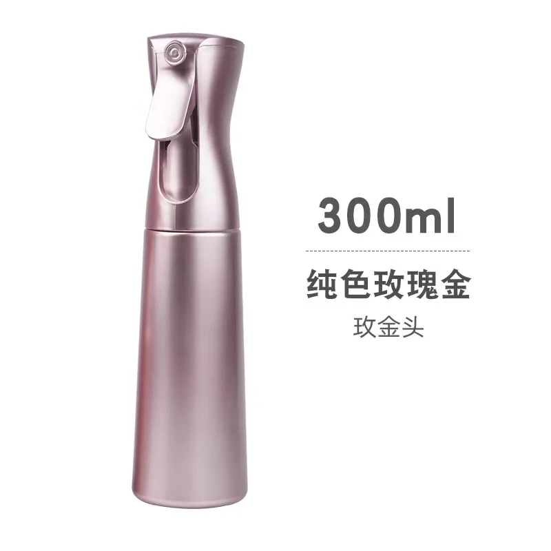 

Rose Gold Beauty Hairdressing Spray Bottle High Pressure Continuous Atomization Water Bottle Styling Sprayer Salon Barber Tools