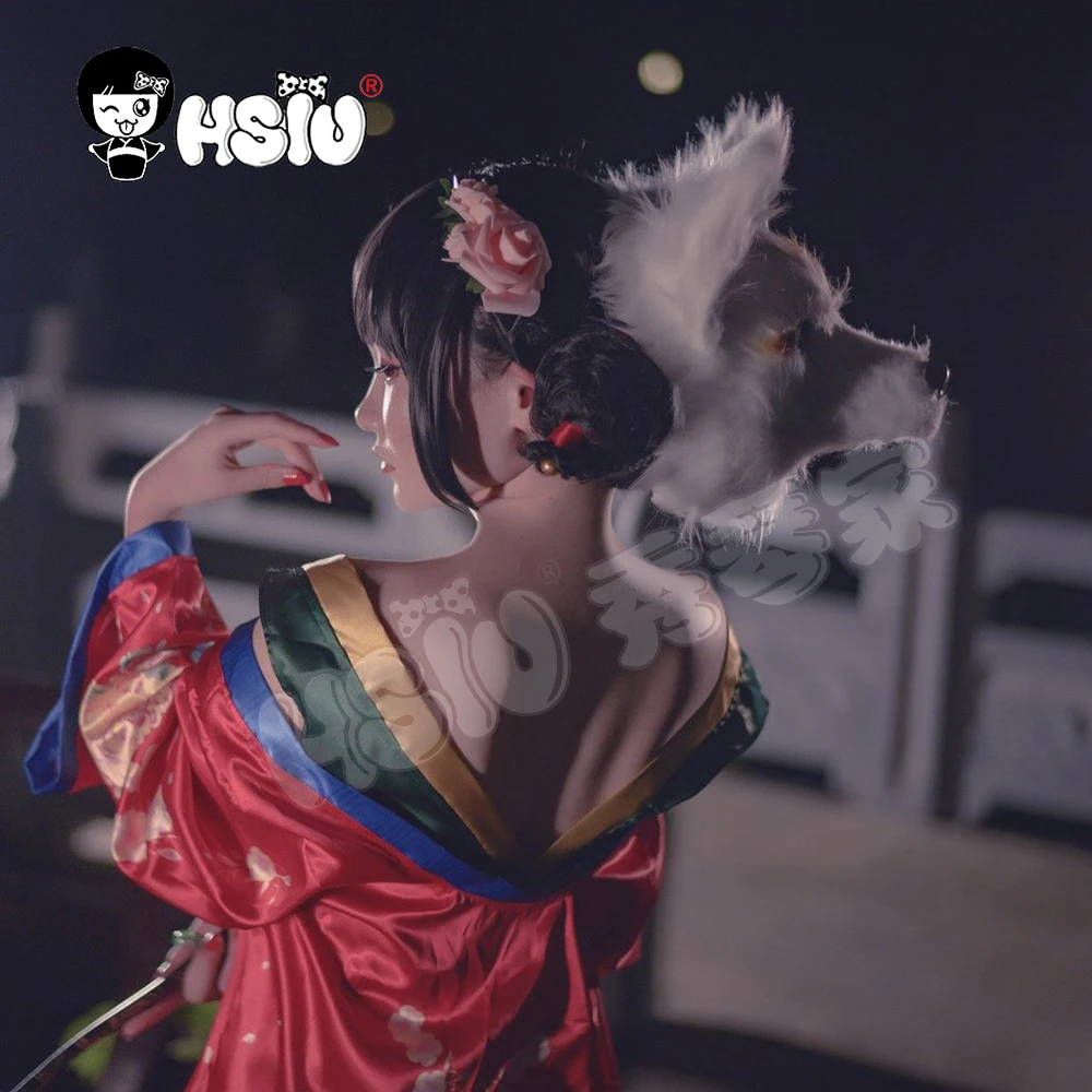 Маска из лисы реалистичный костюм белого лисьего цвета Маскарад на Хэллоуин и