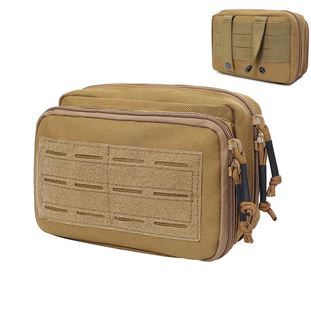 

Сумка 1000D Molle, тактическая двухслойная поясная сумка, универсальная сумка для инструментов EDC, сумка для рюкзака, жилета, аксессуаров для охо...