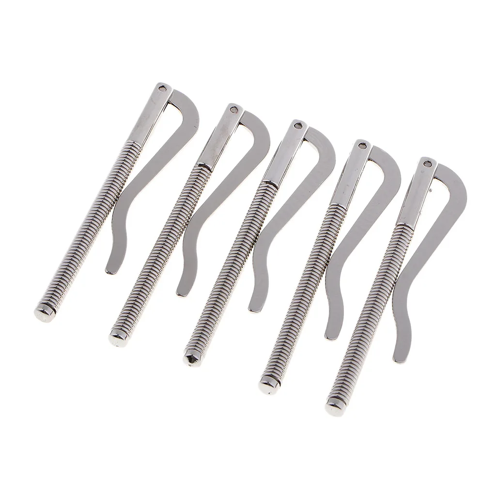 Зажим для денег серебристый металлический 5 шт. | Дом и сад