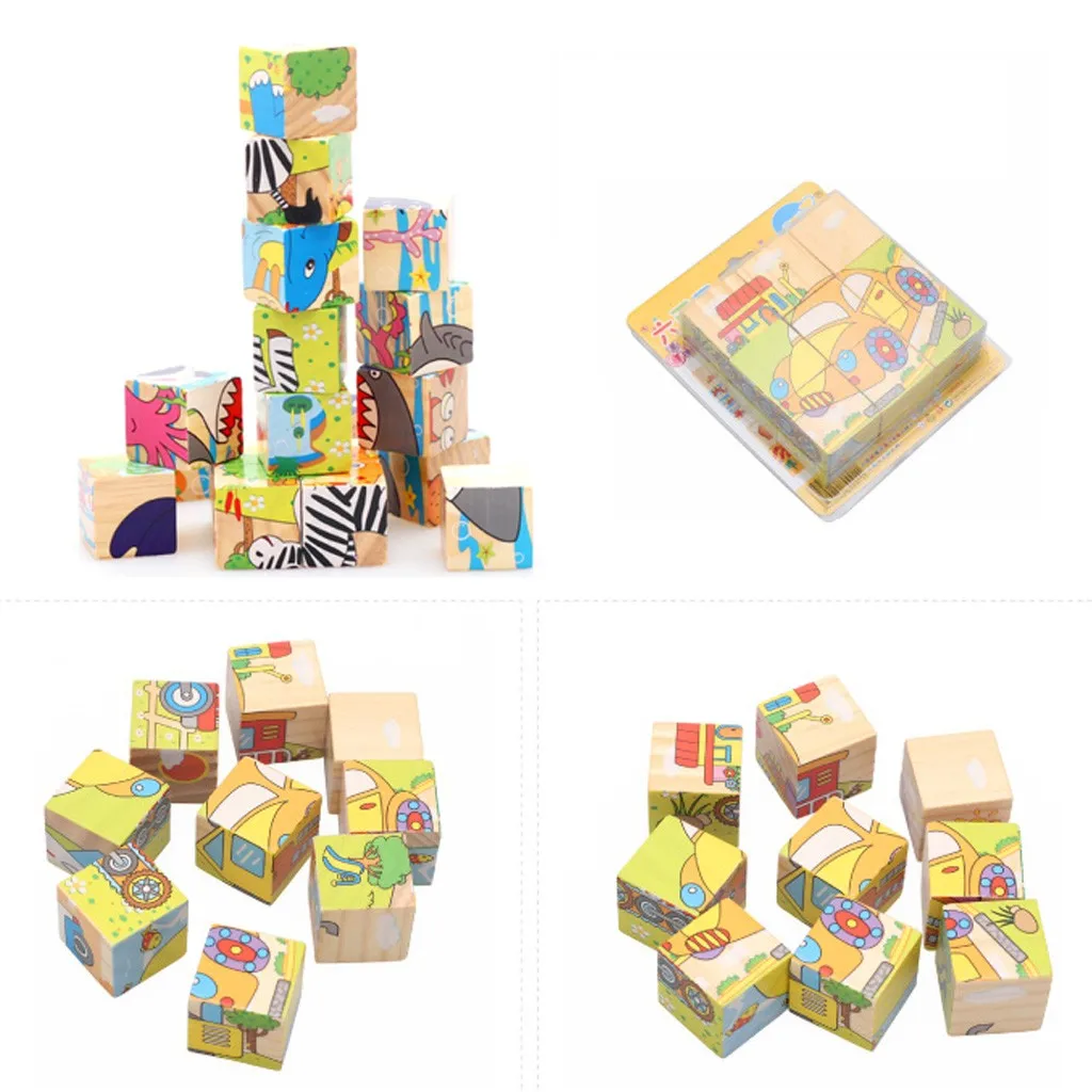 HIINST Горячая Новинка 9 штук Раннее Обучение головоломка игра игрушки дети большой