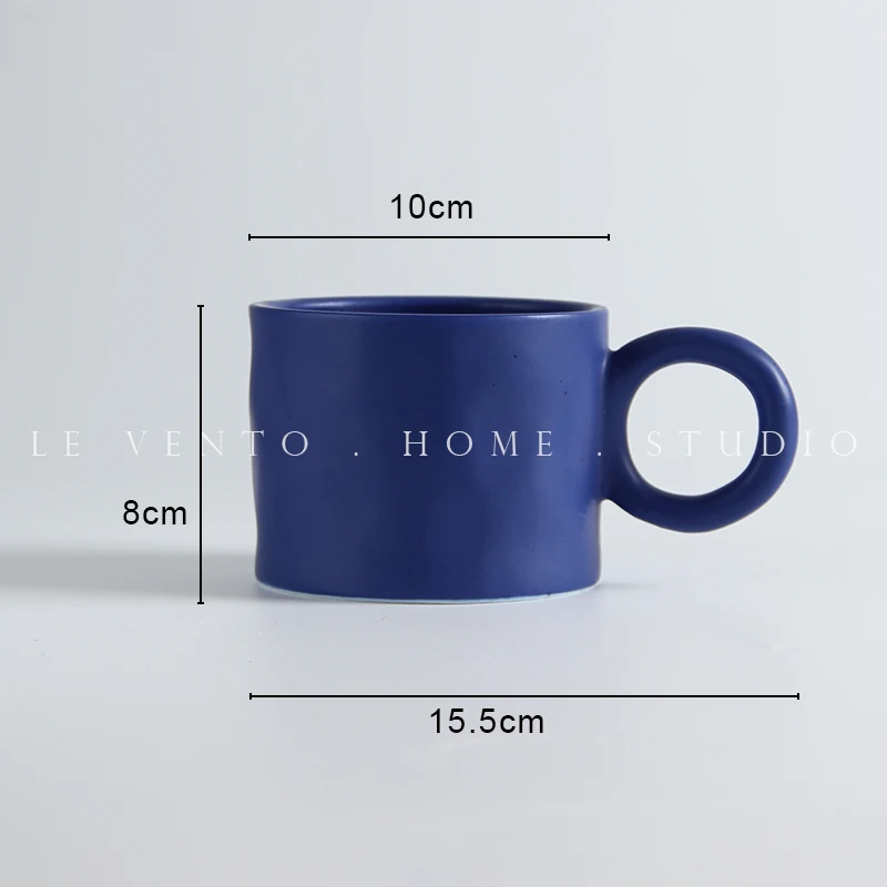 

Nordic Simple Mug Coffee Ceramic Creative Handmade Funny Travel Eco Friendly Mug Tazas De Cafe Kitchen Drinkware DB60MK