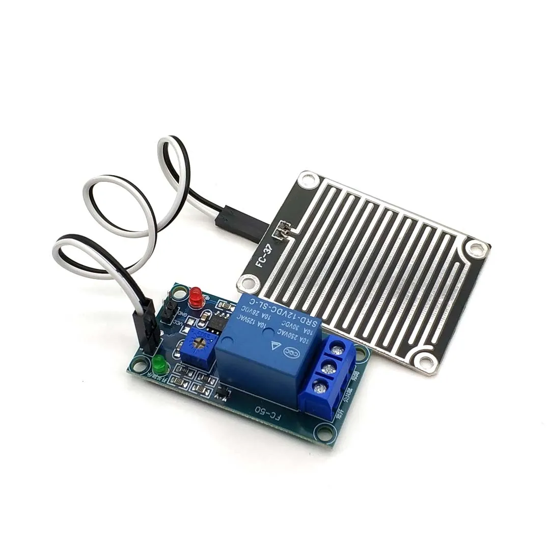 Модуль контроллера капли дождя релейный модуль датчика для фолиевой влаги Arduino