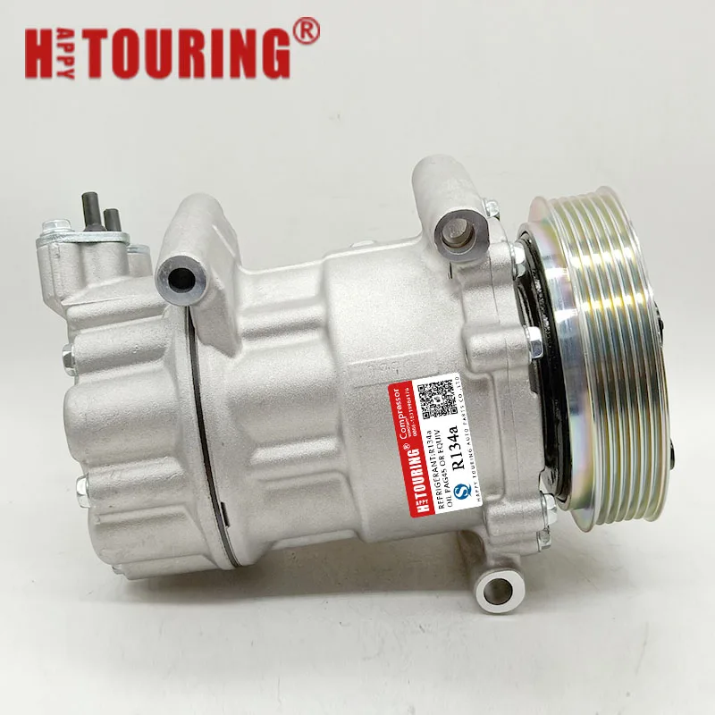 SD6C12 AC компрессор для Peugeot 207 307 408 Citroen C2 C4 9671216280 9659875780 9651910980 9678656080 6453QK 6453QJ 6453WL |