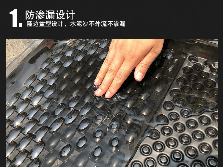 

2020 Environmental Tasteless Thick Transparent Rubber Plastic Ground Mat PVC Latex Silicone Waterproof Anti-slip Plastic Car