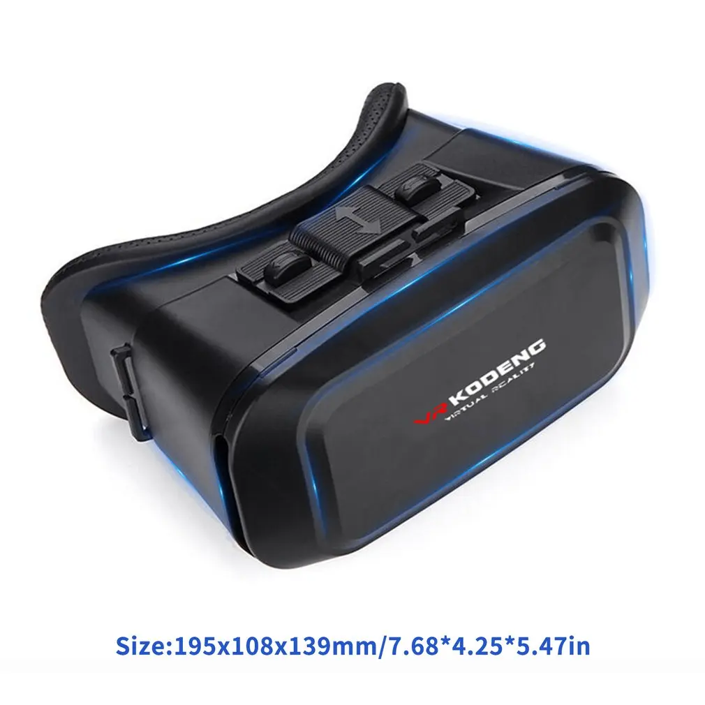 

K2 3D Vr Virtual Reality Vr Glasses Genuine Leather Eye Glasses Smart Helmet Stereo Game Cinema Boxs Suitable For Smart Phone