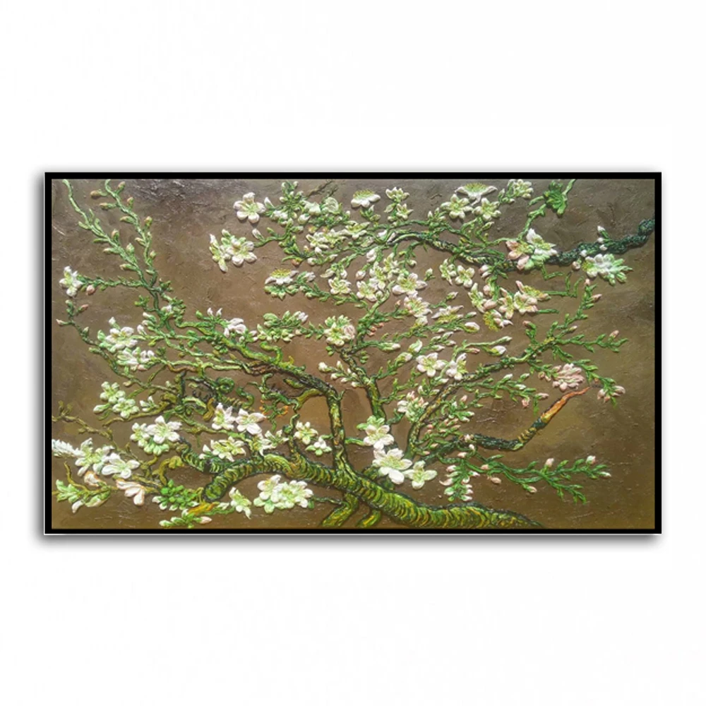 

Oil Painting Van gogh painting famous apricot flowers 100% Hand painted world famous paintings 2020061801