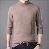 half turtleneck cashmere pullover men sweater clothes for 2020 autumn winter mens sweater