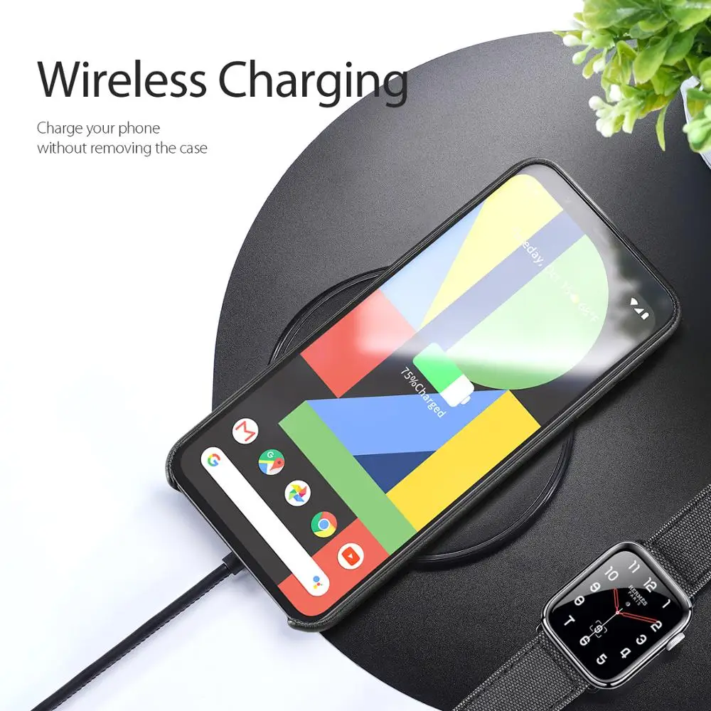 Чехол для Google Pixel 4 и XL мягкий чехол из искусственной кожи противоударный защитный