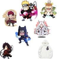 naruto anime japan uchiha sasuke gaara brand patches for boys diy childrens clothing applique for bag decoration sticker gifts