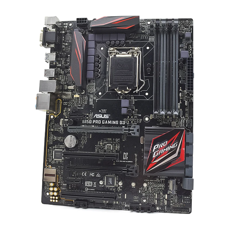Комплект материнской платы ASUS B150 с процессором Intel I3-6100 и DDR3 8 ГБ ОЗУ платой PRO GAMING D3