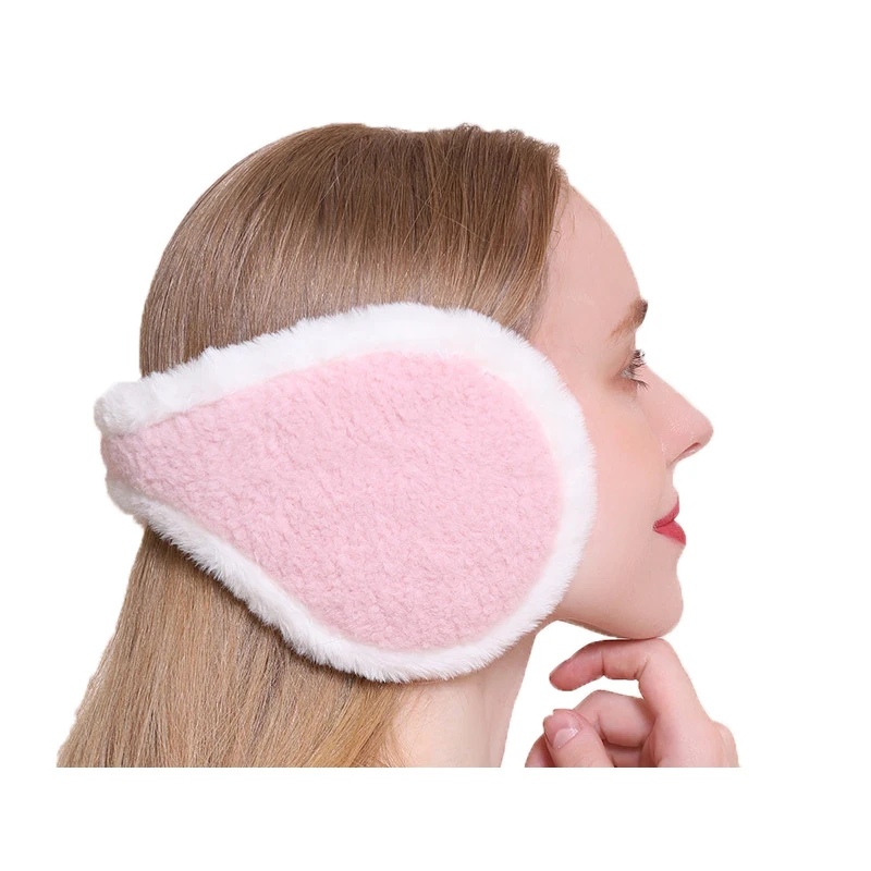 Промоакция Зимние Женские однотонные наушники индивидуальные уличные толстые