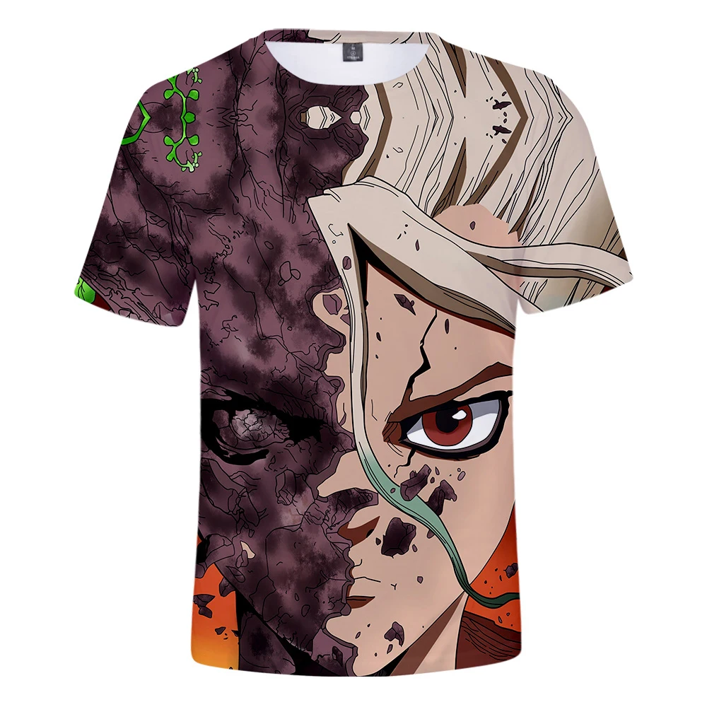 

Футболка Мужская/женская с 3D-принтом Dr.stone, Классическая модная повседневная, популярный свитшот в стиле Харадзюку, топ с коротким рукавом