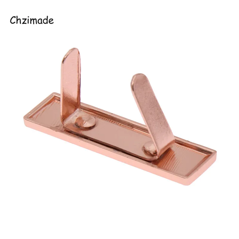 Chzimade 10 шт. золотые прямоугольные металлические ярлыки ручной работы для одежды