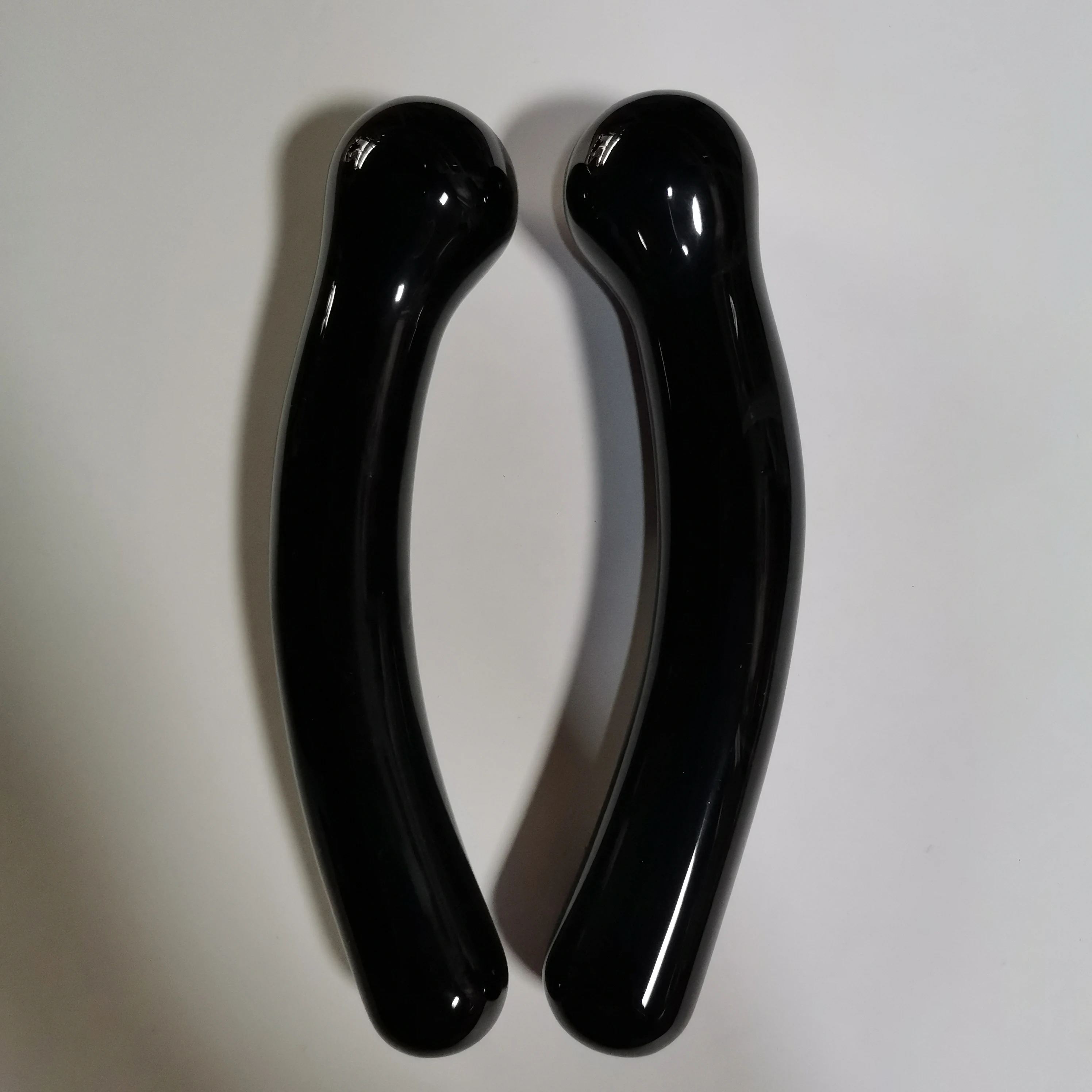 

18cm natural obsidianCrystal art piece massage stick stone feng shui decoration magnetic therapy health crystal massage stic