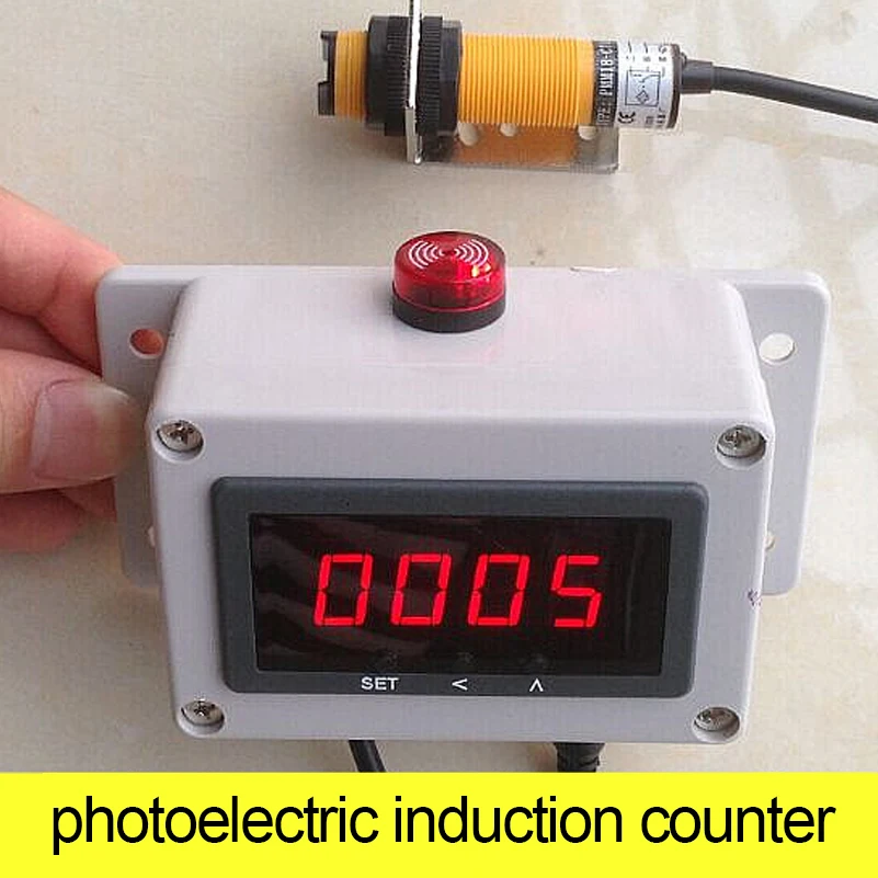 Auto Induction Electronic Counter Production Line Conveyor Belt Points Equipment Infrared Counting Meter | Бытовая техника
