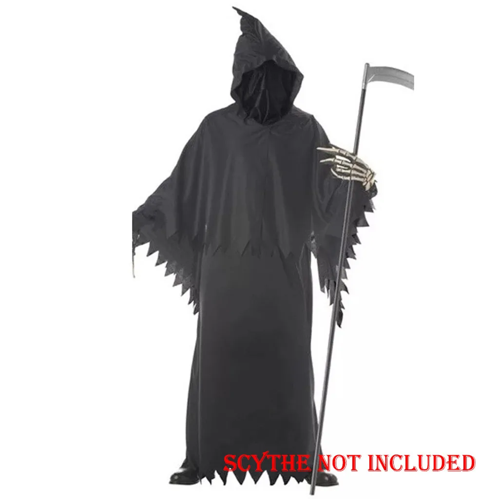 Grim Reaper/страшная маска на Хэллоуин для мальчиков, карнавальный костюм, один размер, реквизит, модные товары для Хэллоуина, маскарад, страшный