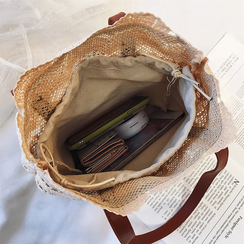 Youda оригинальный дизайн кружевная тканевая Сумочка элегантная женская сумка для