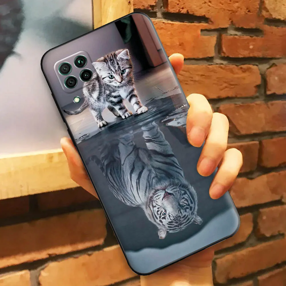 for huawei p40 lite case p40lite protective case huawei p40 lite phone cover bumper on p40 lite marble silicone cover 6 4 inch free global shipping