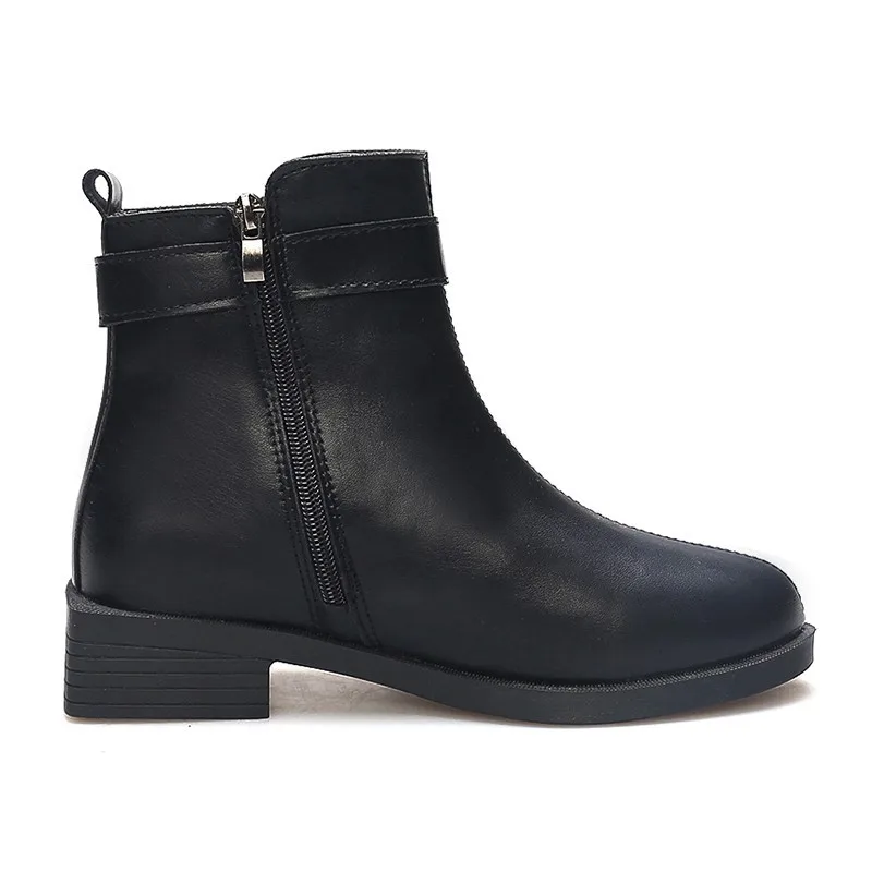 

NAKKESHMEN-2020 Autumn and Winter New Soft Bottom Small Heel Pointed Single Boots Fashion Thin Motorcycle Boots