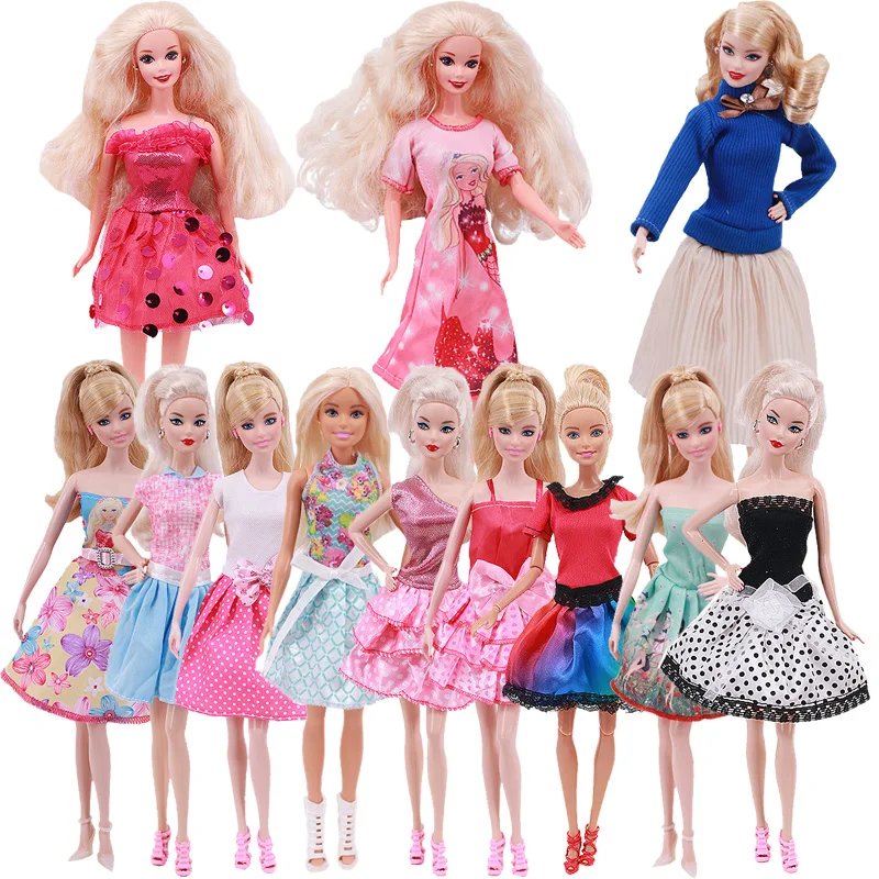 

Doll Clothes For Barbies Baby Printed Skirts Princess DressBeauty And Fashion To The Dolls Of Our Future Generations