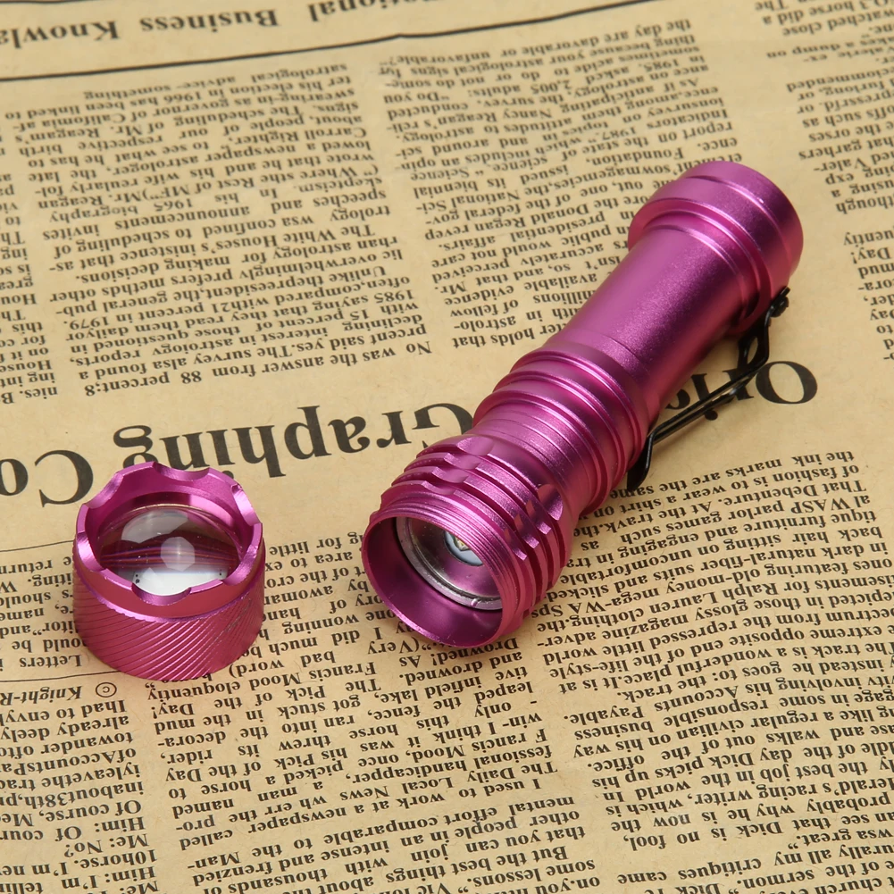 

Pen Light Mini Portable Super Bright 5000LM CREE Q5 AA/14500 3 Modes Zoomable LED Flashlight Torch Emergency Lamp Camping Hiking