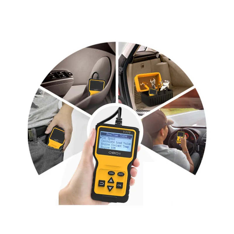 Автомобильный диагностический сканер OBD2 устройство для чтения ошибок на шести