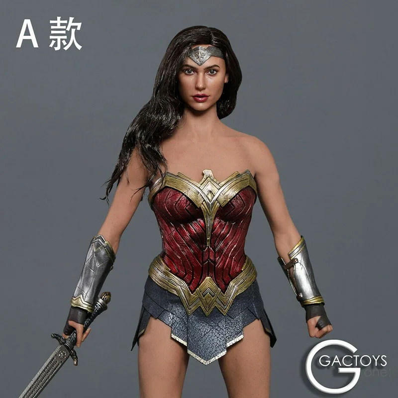 В наличии GACTOYS GC037 1/6 чудо девочка голова Лепка Галь гадот посаженные волосы