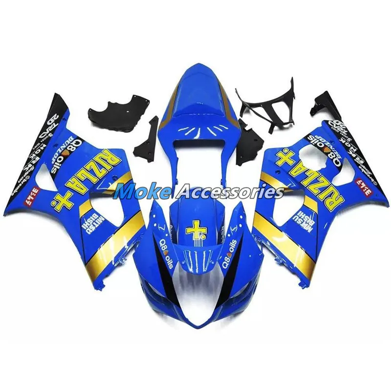 Комплект обтекателей для мотоцикла подходит Gsxr1000 2003 2004 комплект кузова из