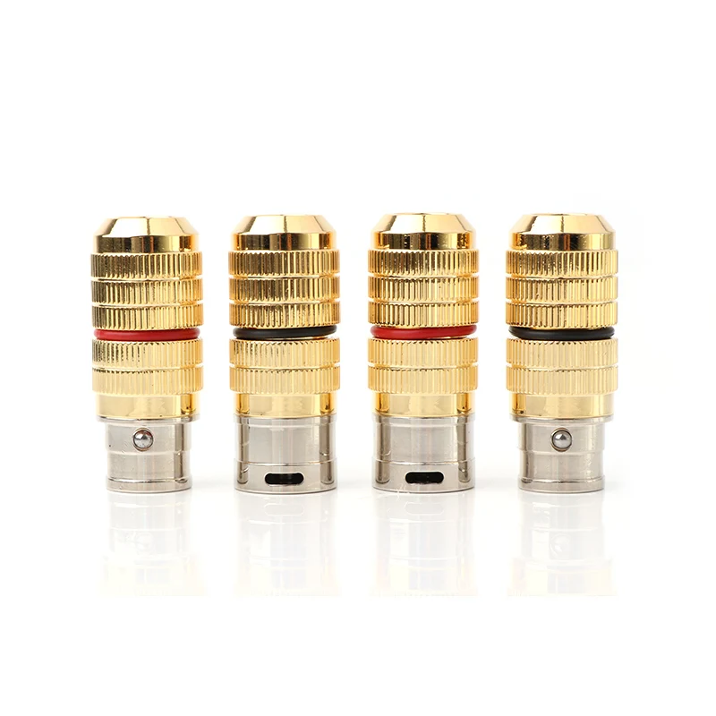 4 шт. штекеры XLR для балансирующего кабеля Yter CG с родиевым покрытием|rhodium plug|ir plugplug