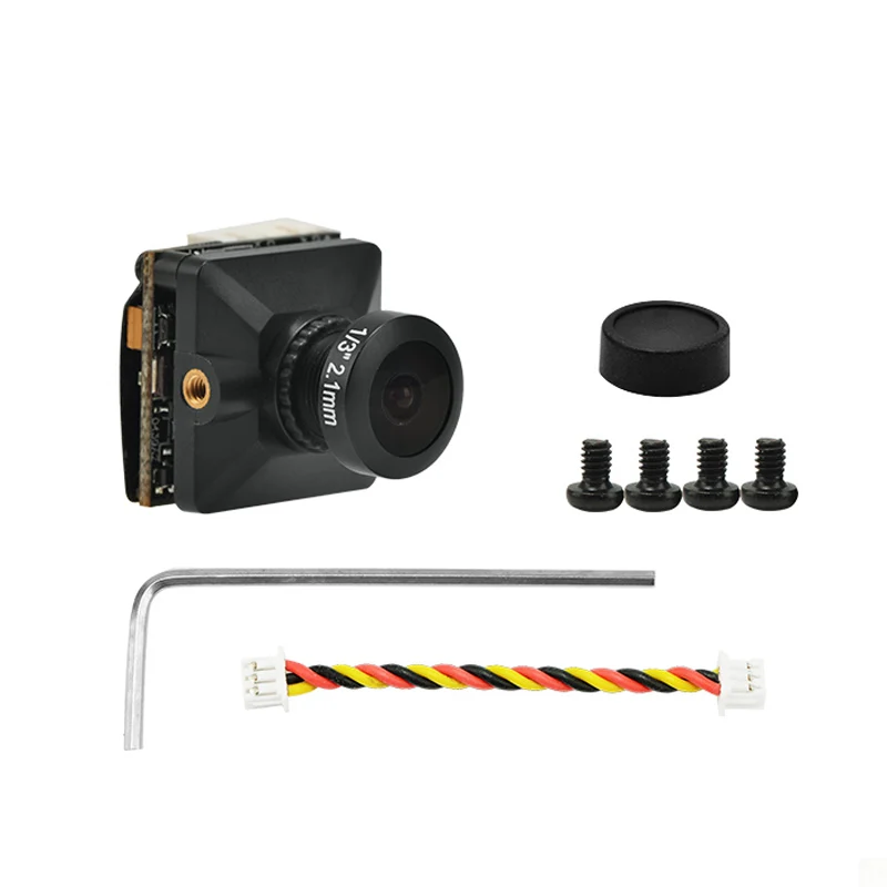 Камера FPV 1/3 дюйма с объективом 2 1 мм CCD 700TVL / CMOS 1200TVL FOV 135 OSD Регулируемый PAL/NTSC DC 5 36 в