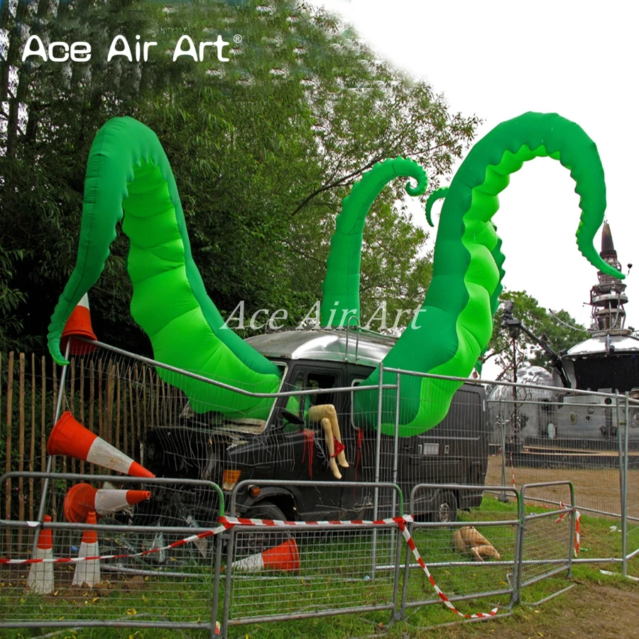 Гигантские надувные щупальца осьминога 2 шт. гелевые ножки для рыб персонаж