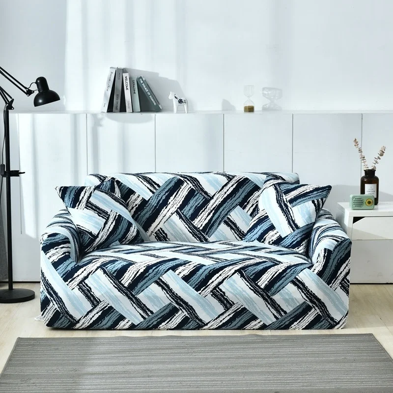 

Printed Sofa Slipcovers Elastic Stretch Sectional Sofa Cover Armchair Cover For Living Room Couch Cover 1/2/3/4 Seat