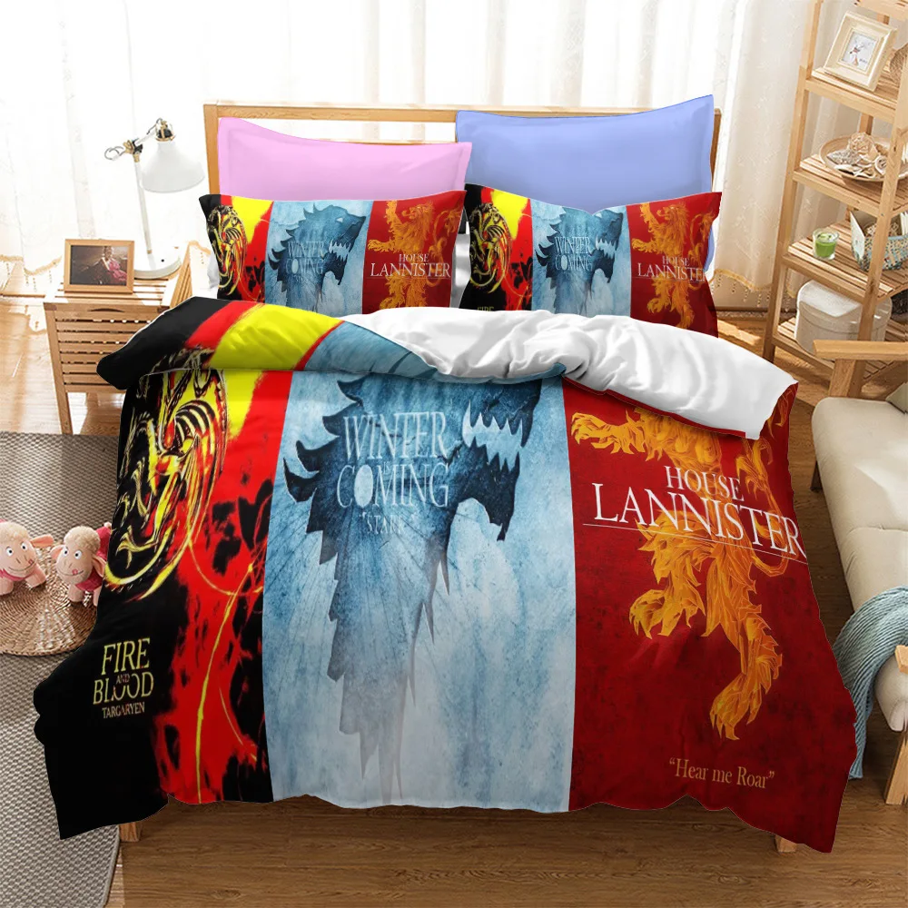 Комплекты постельного белья из 2-3 предметов с изображением престолов