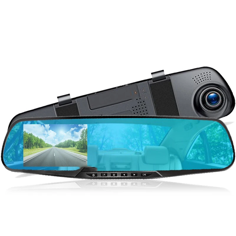 Автомобильный видеорегистратор зеркало заднего вида скрытая камера