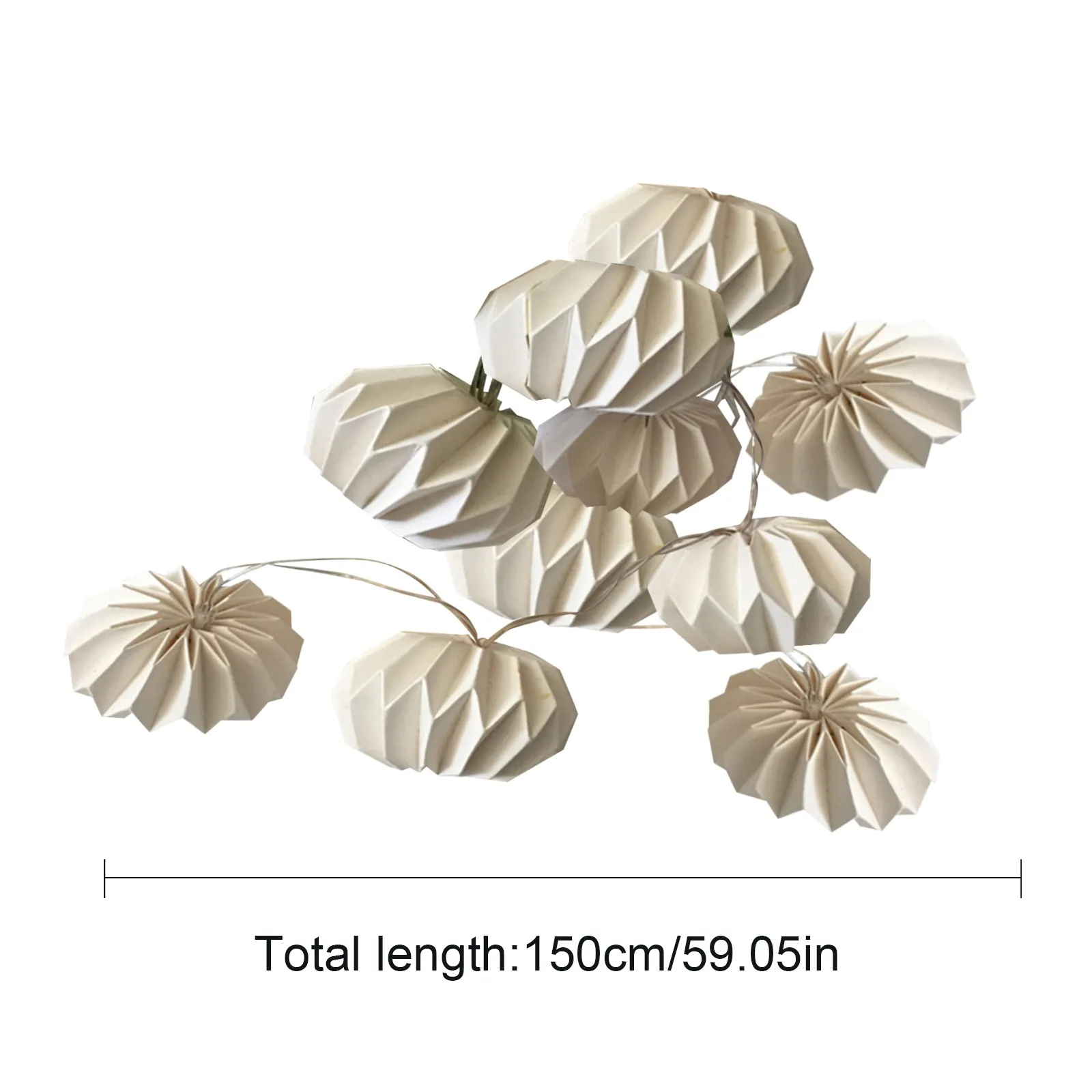 

Led Warm Light Atmosphere String Light With 10 White Paper Lanterns Wholesale Paper Honeycomb Ball Flower Lantern Party Supplies