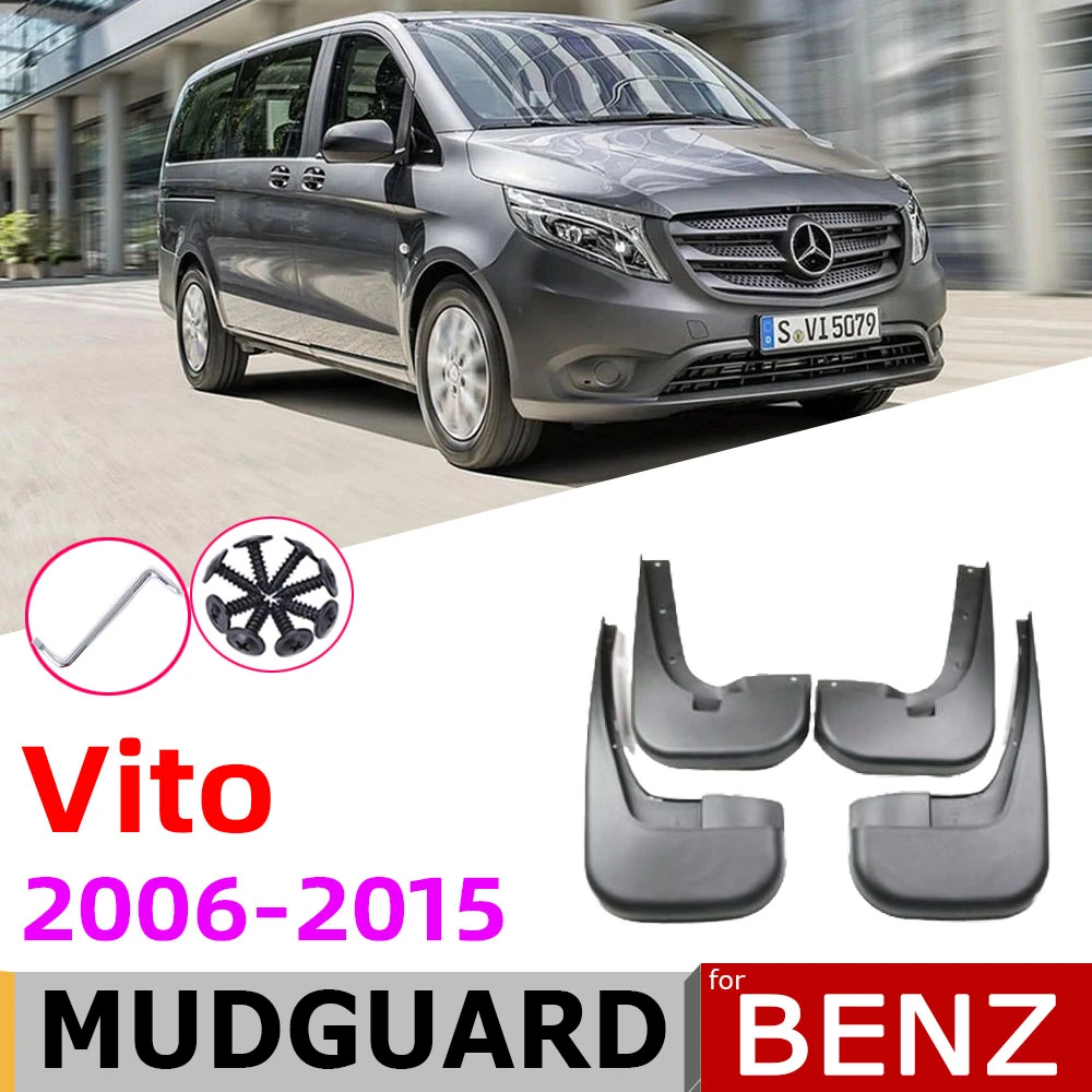 

Брызговик для Mercedes Vito W639 Benz Viano 2006 ~ 2015, брызговик для грязи, брызговик, МОДЕЛЬ 2007 2008 2009 2010