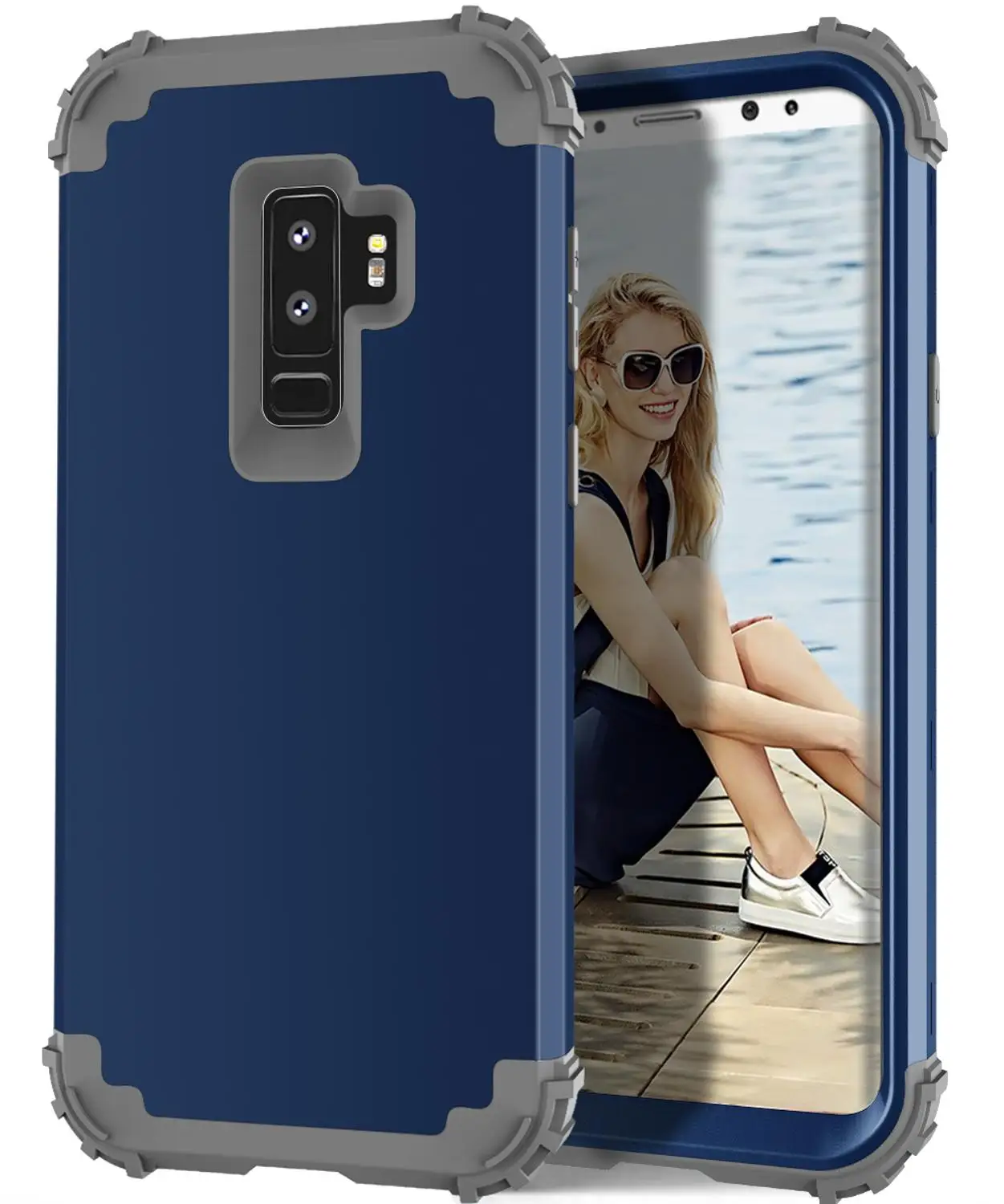 Противоударный чехол для телефона samsung Galaxy S8 S9 S10 плюс Heavy Duty Прочный